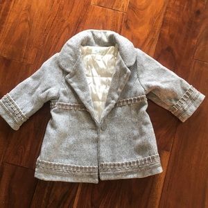 Children’s Place Gray Wool Blend Peacoat